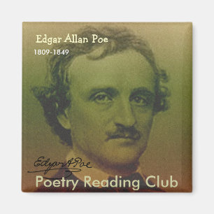 Edgar Allan Poe Magnet