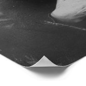 Edgar Allan Poe mit der schwarzen Katze Poster (Ecke)