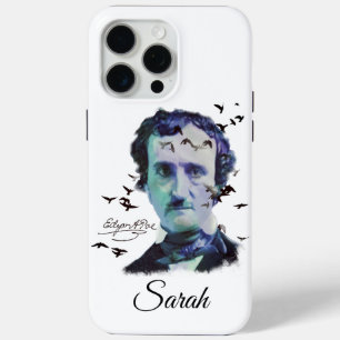 Edgar Allan Poe mit Raven Birds Art Case-Mate iPh Case-Mate iPhone Hülle