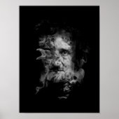 Edgar Allan Poe mit Raven - Nevermore Poster (Vorne)