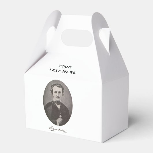 Edgar Allan Poe mit Signature Geschenkschachtel (Rückseite)
