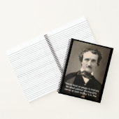 Edgar Allan Poe  Notizblock (Innenseite)