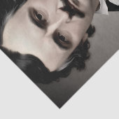 Edgar Allan Poe Original Portrait Seidenpapier (Ausschnitt)