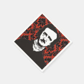 Edgar Allan Poe Paper Napkin Serviette (Ecke)