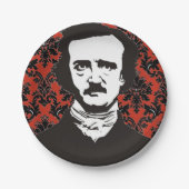 Edgar Allan Poe Paper Plate Pappteller (Vorderseite)