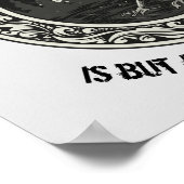 Edgar Allan Poe Poet Author Dream Raven Medallion Poster (Ecke)