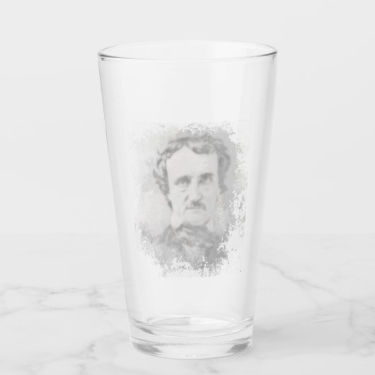 Edgar Allan Poe Poet The Raven Glas (Vorderseite)