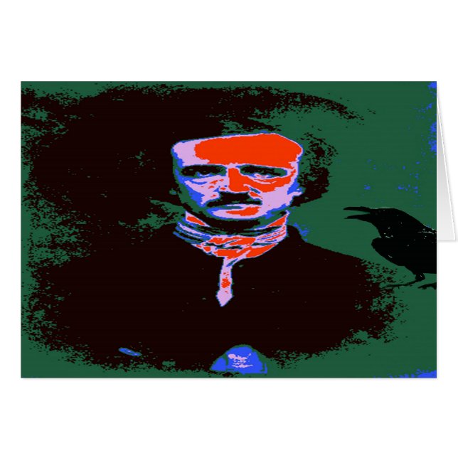 Edgar Allan Poe Pop Art (Vorderseite (Horizontal))