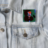 Edgar Allan Poe Pop Art Button (Beispiel)