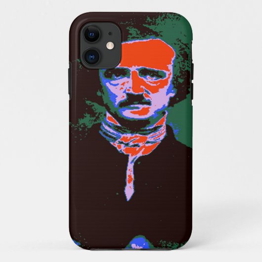 Edgar Allan Poe Pop Art Case-Mate iPhone Hülle (Rückseite)