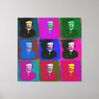 Edgar Allan Poe Pop Art Leinwanddruck