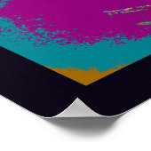 Edgar Allan Poe Pop Art Posters & Prints Poster (Ecke)