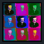 Edgar Allan Poe Pop Art Posters & Prints Poster<br><div class="desc">Edgar Allan Poe war ein amerikanischer Schriftsteller. Er ist am besten für seine kurzen Geschichten bekannt,  insbesondere für seine Mysterien und das Makabre.</div>