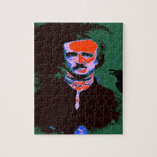 Edgar Allan Poe Pop Art Puzzle (Vertikal)