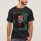 Edgar Allan Poe Pop Art T-Shirt (Vorderseite)