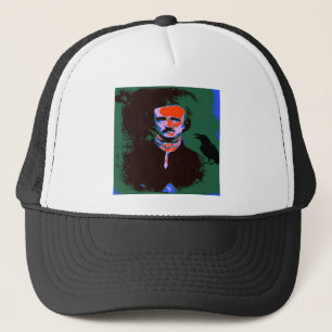 Edgar Allan Poe Pop Art Truckerkappe
