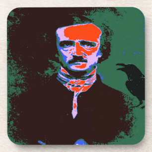 Edgar Allan Poe Pop Art Untersetzer