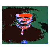 Edgar Allan Poe Pop Fotodruck (Vorne)