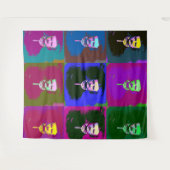 Edgar Allan Poe Pop Kunstgalerie Wandteppich (Vorderseite (Horizontal))