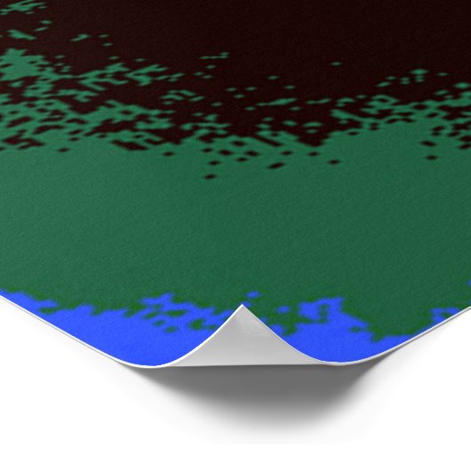 Edgar Allan Poe Pop Poster (Ecke)