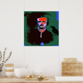 Edgar Allan Poe Pop Poster (Küche)