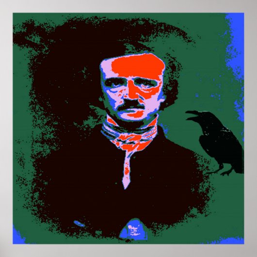 Edgar Allan Poe Pop Poster (Vorne)