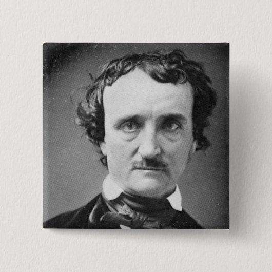 Edgar Allan Poe ~ Portrait 1849 Button (Vorderseite)