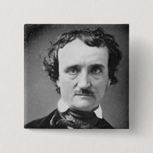Edgar Allan Poe ~ Portrait 1849 Button