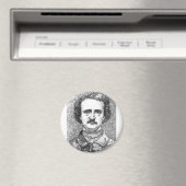 Edgar Allan Poe Portrait Magnet (In Situ (Geschirrspüler))