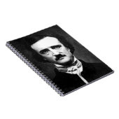 Edgar Allan Poe Portrait-Notebook Notizblock (Rechte Seite)
