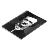 Edgar Allan Poe Portrait-Notebook Notizblock (Linke Seite)