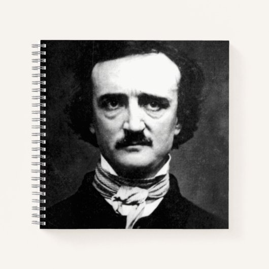 Edgar Allan Poe Portrait Notizblock (Vorderseite)