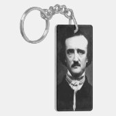 Edgar Allan Poe Portrait Schlüsselanhänger (Vorderseite links)