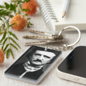 Edgar Allan Poe Portrait Schlüsselanhänger (Vorderseite rechts)