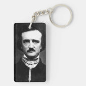 Edgar Allan Poe Portrait Schlüsselanhänger (Rückseite)