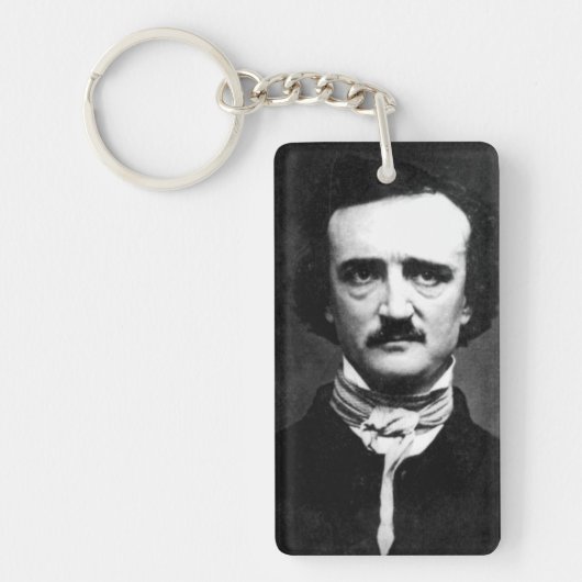 Edgar Allan Poe Portrait Schlüsselanhänger (Vorderseite)