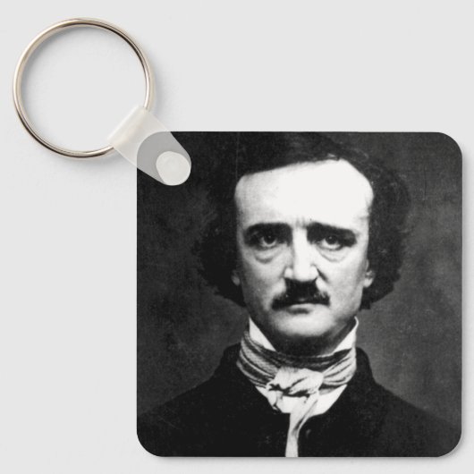 Edgar Allan Poe Portrait Schlüsselanhänger (Vorderseite)