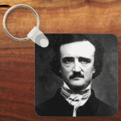 Edgar Allan Poe Portrait Schlüsselanhänger (Vorderseite)