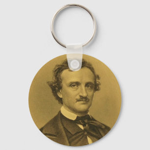 Edgar Allan Poe Portrait Schlüsselanhänger