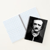 Edgar Allan Poe Portrait Spiral Notebook Notizblock (Innenseite)