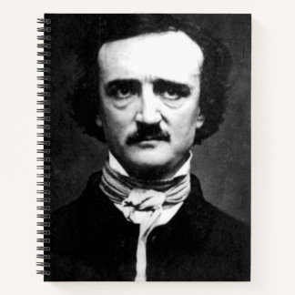 Edgar Allan Poe Portrait Spiral Notebook Notizblock