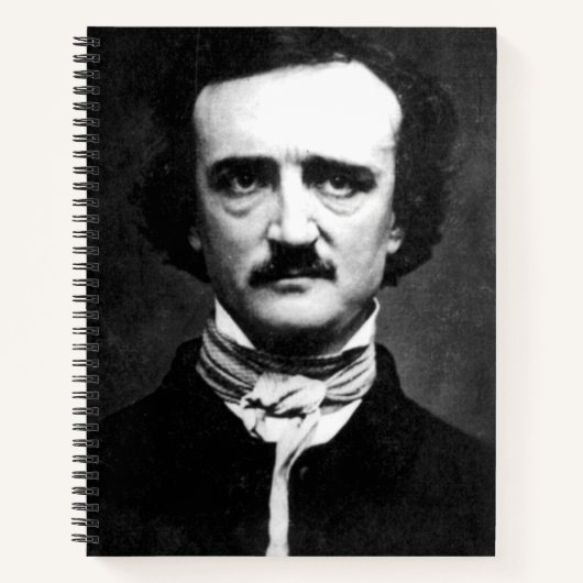 Edgar Allan Poe Portrait Spiral Notebook Notizblock (Vorderseite)