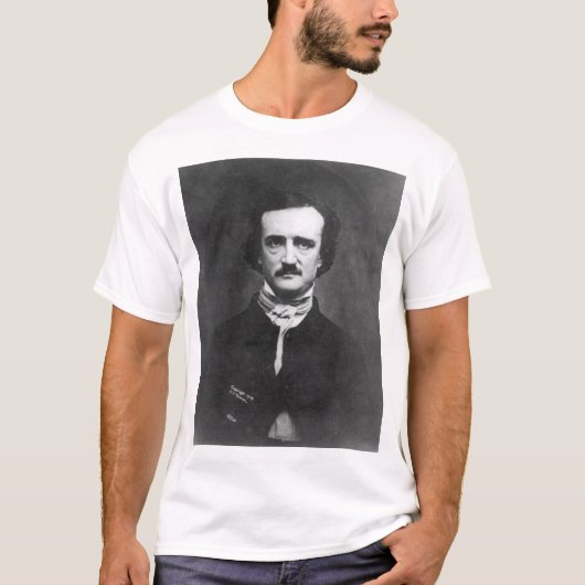 Edgar Allan Poe Portrait T-Shirt (Vorderseite)