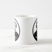 Edgar Allan Poe-Porträt Kaffeetasse (Mittel)