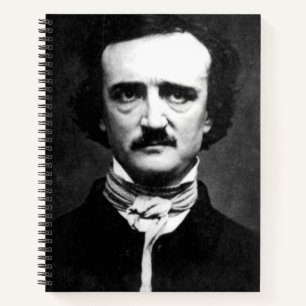 Edgar Allan Poe Porträt Spiralblock Notizblock