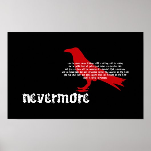 Edgar Allan Poe Poster (Vorne)