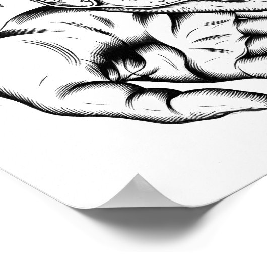 Edgar Allan Poe Poster (Ecke)