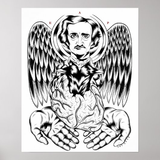 Edgar Allan Poe Poster (Vorne)