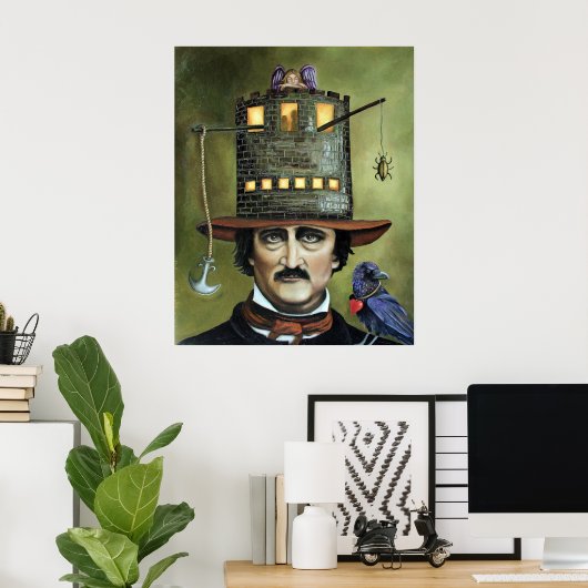 Edgar Allan Poe Poster (Heimbüro)
