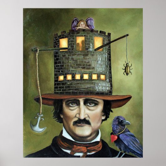 Edgar Allan Poe Poster (Vorne)